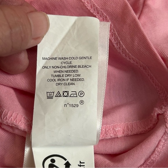 Ralph Lauren Baby Boy’s Pink Short Sleeve Tee w/Blue Polo Pony Size 6 Months - Picture 7 of 8